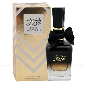 Parfum Bint Hooran Ard Al Zaafaran flacon élégant 100ml avec nœud noir au Maroc