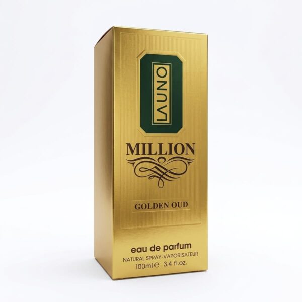 parfum La Uno Million Golden Oud de Fragrance World disponible au maroc
