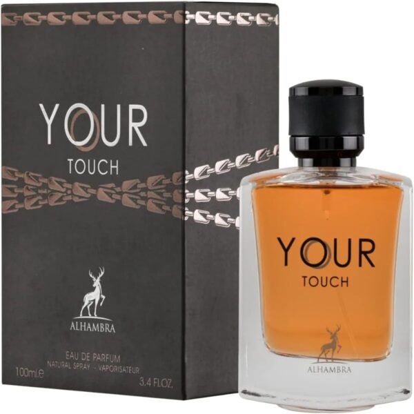 parfum-Your-Touch-for-Men-de-Maison-Alhambra-au-Maroc Your Touch Maison Alhambra – L'Ambre Boisé Gourmand et Magnétique
